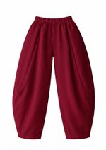 Calça Barrel Paula Burgundy