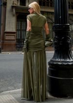 Vestido Tule Carolina Verde