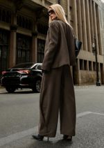 Blazer Alfaiataria Adriana Marrom