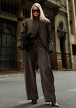 Calça Alfaiataria Adriana Marrom