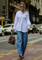 Camisa Tricoline Beatriz Off White