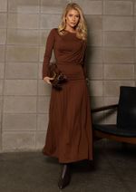 Vestido Livia Marrom