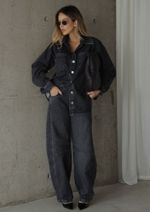 Camisa Jeans Black Leda