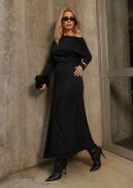Vestido Assimétrico Luiza Preto