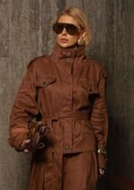 Parka 100% Linho Anelisa Marrom