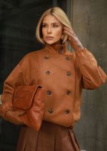 Jaqueta Suede Estella Caramelo