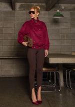 Jaqueta Suede Estella Burgundy