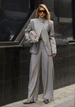 Calça Alfaiataria Luna Cinza