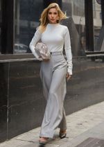 Calça Alfaiataria Luna Cinza