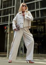 Calça Alfaiataria Alice Areia