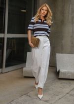 Calça Alfaiataria Bruna Off White