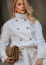 Trench Coat Pamela Off White