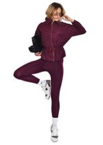 Legging Recortes Gisele Burgundy