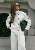 Trench Coat Pamela Off White