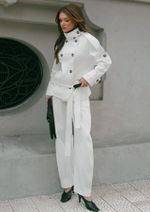 Calça Alfaiataria Bruna Off White