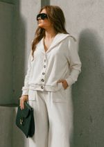Casaco Malha Lucilla Off White