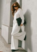 Calça Malha Lucilla Off White
