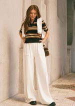 Blusa Polo Tricot Bruna Marrom