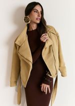 Jaqueta Suede Camila Caramelo