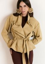 Jaqueta Suede Camila Caramelo