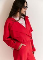 Jaqueta Leda Vermelho