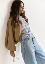 Blusa Tricot Heloisa Azul
