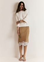 Blusa Tricot Andreia Off White