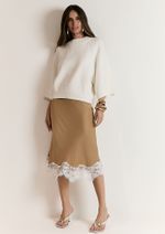 Blusa Tricot Andreia Off White