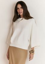 Blusa Tricot Andreia Off White