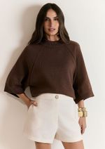 Blusa Tricot Andreia Marrom