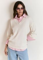Blusa Pull Andreia Off White