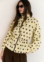 Parka Poá Ana Amarelo