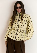 Parka Poá Ana Amarelo