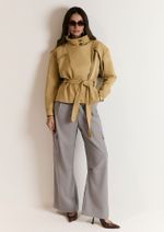 Calça Alfaiataria Pamela Cinza