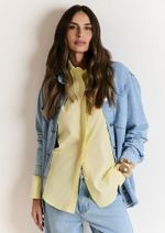 Camisa Tricoline Liliana Amarelo