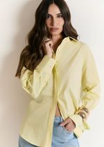 Camisa Tricoline Liliana Amarelo