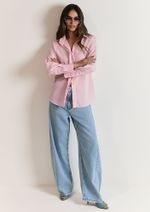 Camisa Tricoline Liliana Rosa