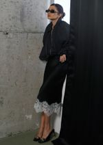 Saia Midi Paola  Preto