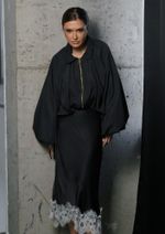 Saia Midi Paola  Preto