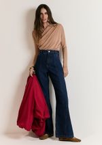 Blusa Tule Sofia Areia