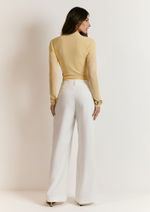 Blusa Tule Sofia Amarelo