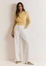 Blusa Tule Sofia Amarelo
