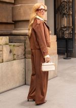 Calça Alfaiataria Alice Marrom