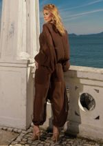 Calça Chiffon Sophia Marrom