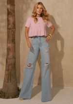 Blusa Tricot Adriana Rosa