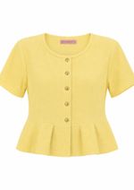 Blusa Tricot Adriana Amarelo