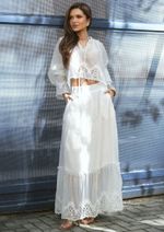 Saia Renda Valentina Off White
