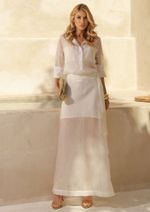 Saia Longa Stefanie Off White