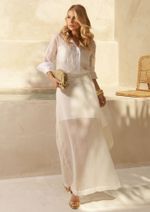 Saia Longa Stefanie Off White