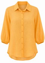 Camisa 100% Linho Vera Laranja